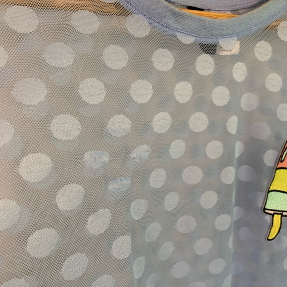 Mesh polka dot dress sz14 - Picture 5 of 5